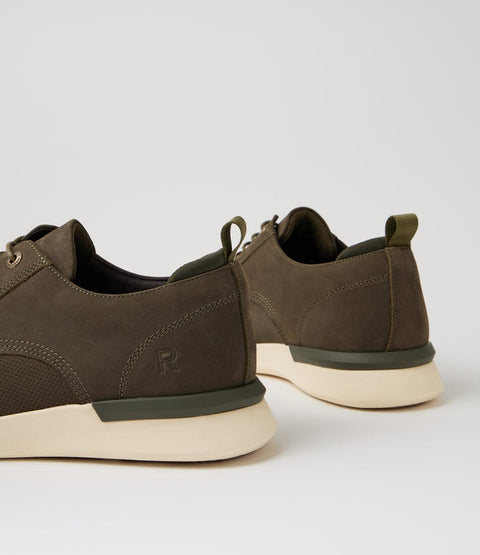 Thorp - Mens - Green Nubuck Casual Rockport 