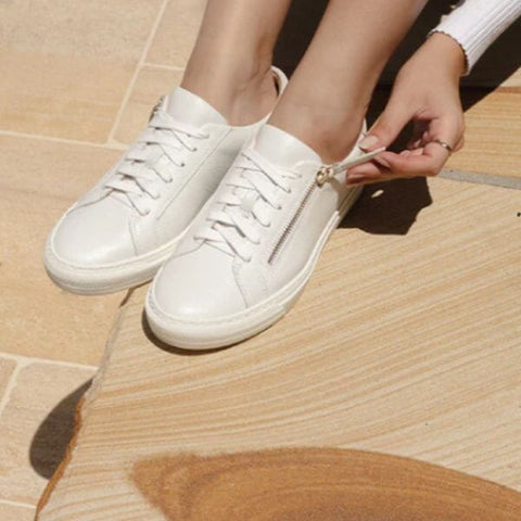 BiLLiE - White Tumbled Sneakers Frankie4 