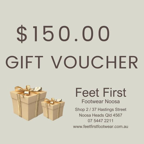 Feet First Footwear Gift Voucher - $150 Gift Cards FeetFirstFootwear 