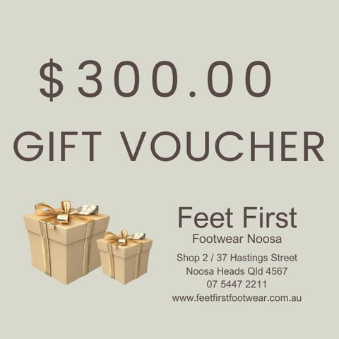 Feet First Footwear Gift Voucher - $300 Gift Cards FeetFirstFootwear 