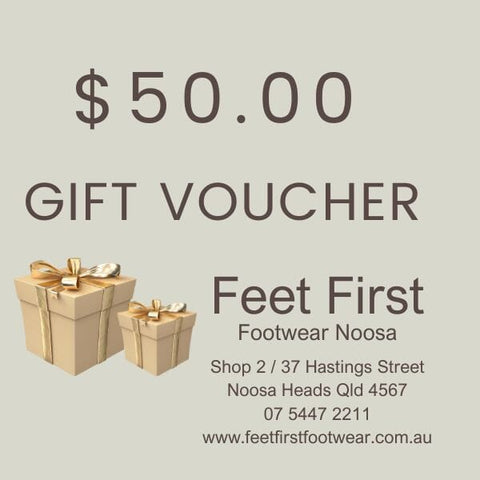 Feet First Footwear Gift Voucher - $50 Gift Cards FeetFirstFootwear 