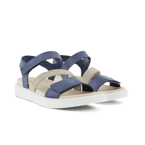 Ecco top navy sandals