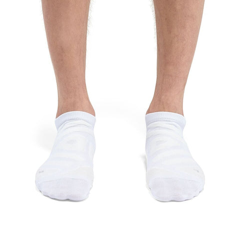 Performance Low Sock - Mens - White / Ivory Socks ON 